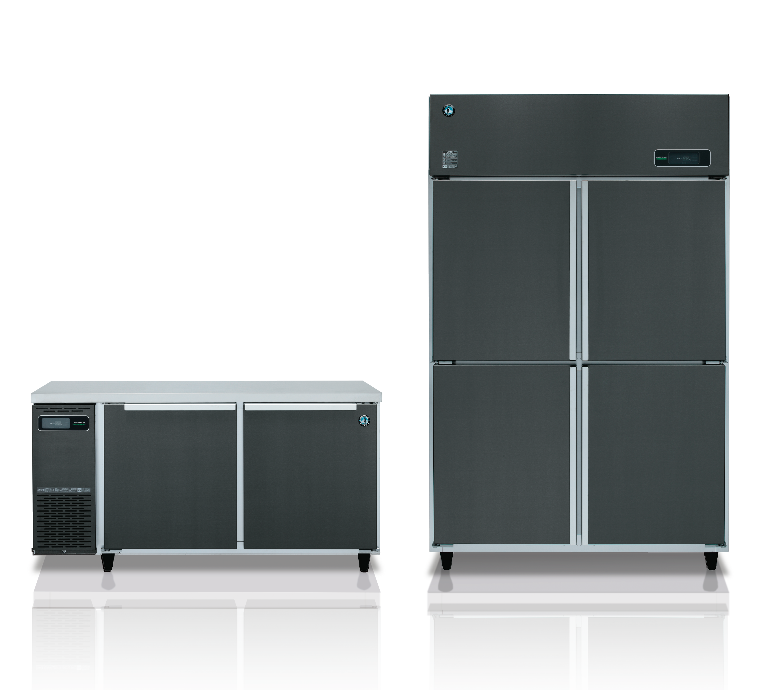 冷凍冷蔵庫 ブラックステンレス HRF-180AT-1-BK 幅1800×奥行650×高さ1910(〜1940)(mm)単相100V 送料無料 - 3