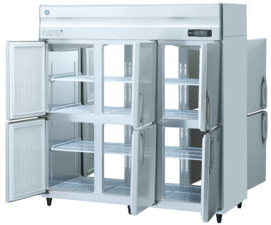 冷凍冷蔵機器(業務用冷蔵庫・冷凍庫) パススルー冷蔵庫 HR-180CA-6D6D 