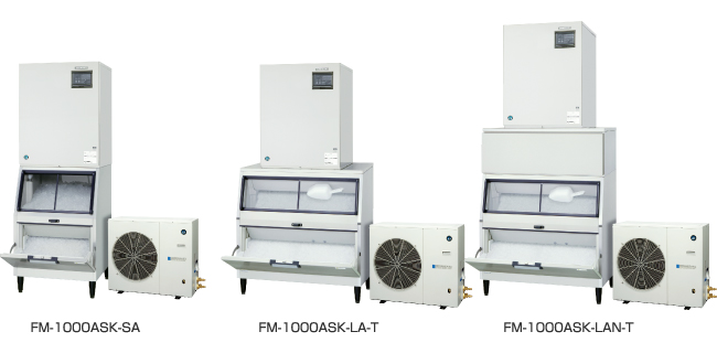 即納 FM-1000AWK-LA-T ホシザキ 業務用 製氷機 フレークアイス スタックオンタイプ 水冷式 幅1080×奥行790×高さ1993 新品 